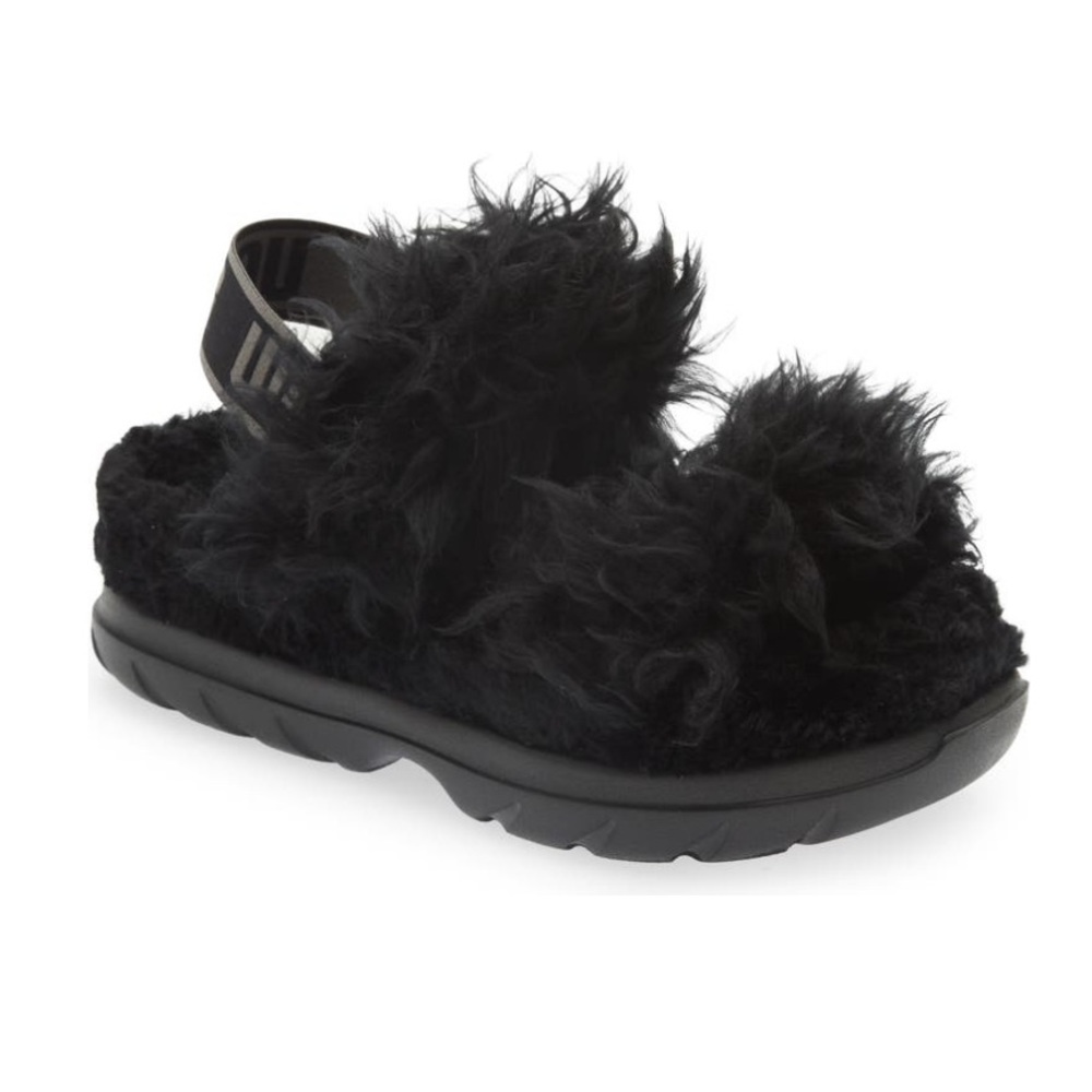 34. New UGG®Fluff Sugar Faux Fur Sandal